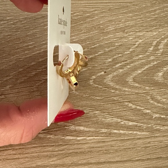 Kate Spade Gold Earrings with Colorful Accents - Picture 4 of 6